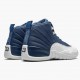 Jordans 12 Retro Indigo Herren 130690-404 Sportschuhe