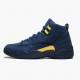 Jordans 12 Retro Michigan Herren BQ3180-407 Sportschuhe