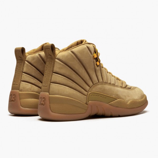 Jordans 12 Retro PSNY Wheat Herren AA1233-700 Sportschuhe