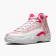 Jordans 12 Retro GS Arctic Pink   Damen 510815-101 Sportschuhe