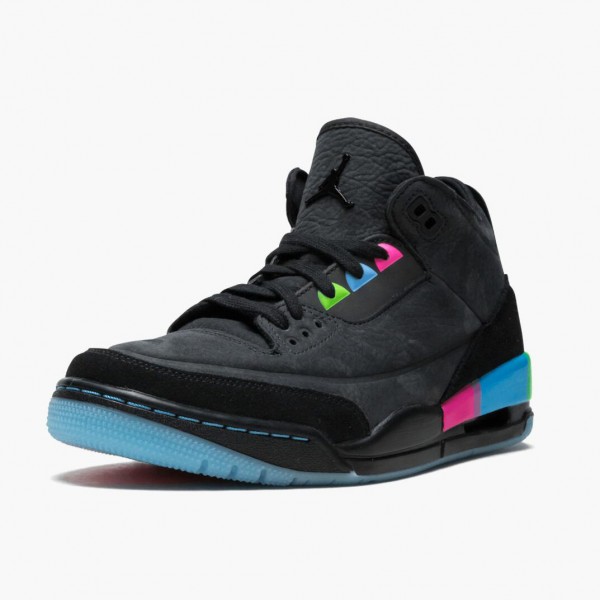 Jordans 3 Retro Quai54 Damen/Herren AT9195-001 Sportschuhe