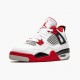 Jordans 4 Retro OG GS Fire Red 2020 Herren 408452-160 Sportschuhe