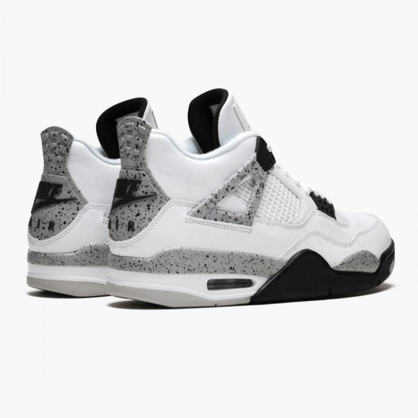 Jordans 4 Retro OG White Cement Herren 840606-192 Sportschuhe