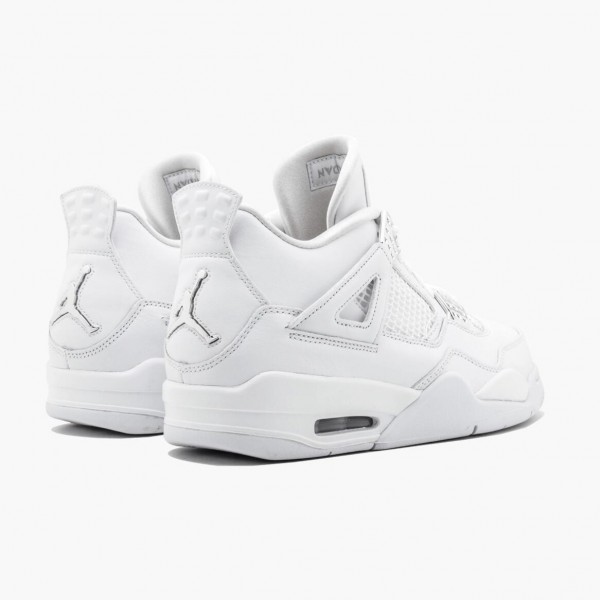 Jordans 4 Retro Pure Money Damen/Herren 308497-100 Sportschuhe