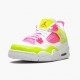 Jordans 4 Retro White Lemon Pink Damen/Herren CV7808-100 Sportschuhe