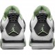 Jordans 4 Retro White Oil Green Dark Ash Herren AQ9129-103 Sportschuhe