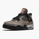 Off-White x Jordans 4 Retro Taupe Haze Damen/Herren DB0732-200 Sportschuhe