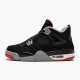 Jordans 4 Retro Bred 2019 Release Herren 308497-060 Sportschuhe