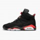 Jordans 6 Retro Black Infrared Herren 384664-060 Sportschuhe