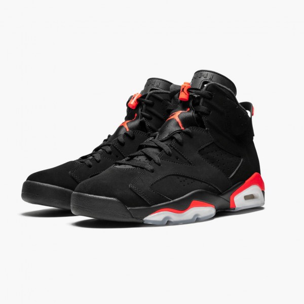 Jordans 6 Retro Black Infrared Herren 384664-060 Sportschuhe