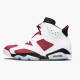 Jordans 6 Retro Carmine Damen/Herren 384664-160 Sportschuhe