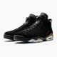 Jordans 6 Retro DMP 2020 Black Metallic Gold Herren CT4954-007 Sportschuhe