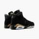 Jordans 6 Retro DMP 2020 Black Metallic Gold Herren CT4954-007 Sportschuhe