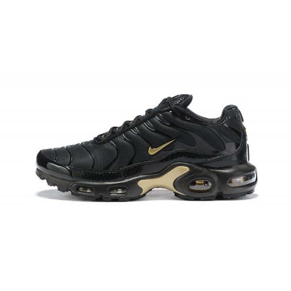 Nike Air Max Plus Tn Herren Schwarz Gold 852630-001 Sportschuhe