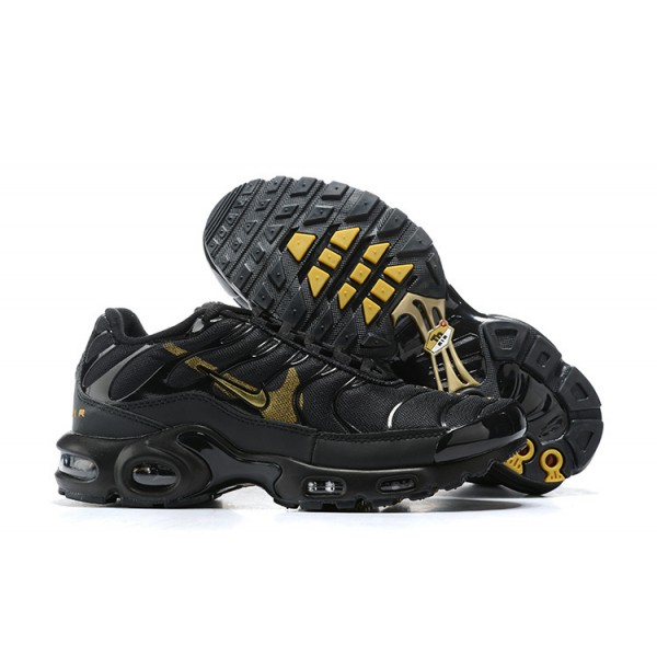 Nike Air Max Plus Tn Herren Schwarz Gold Sportschuhe