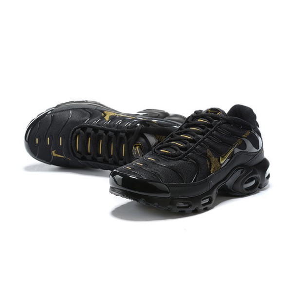 Nike Air Max Plus Tn Herren Schwarz Gold Sportschuhe