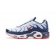 Nike Air Max Plus Tn Herren QS Weiß Blau and Rot Sportschuhe