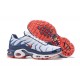 Nike Air Max Plus Tn Herren QS Weiß Blau and Rot Sportschuhe