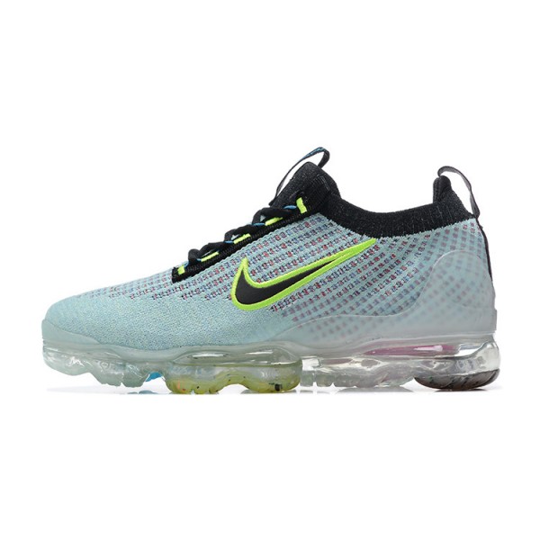 Nike Air VaporMax 2021 Flyknit Damen/Herren Schwarz Grün DX3367-700 Sportschuhe