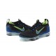 Nike Air VaporMax 2021 Flyknit Damen/Herren Schwarz Grün and Blau Sportschuhe