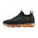 Nike Air VaporMax 2021 Flyknit Damen/Herren Schwarz Orange Sportschuhe