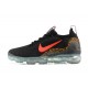 Nike Air VaporMax 2021 Flyknit Damen/Herren Schwarz Rot Sportschuhe