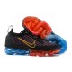 Nike Air VaporMax 2021 Flyknit Damen/Herren Schwarz Rot and Blau Sportschuhe