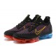 Nike Air VaporMax 2021 Flyknit Damen/Herren Schwarz Rot and Blau Sportschuhe