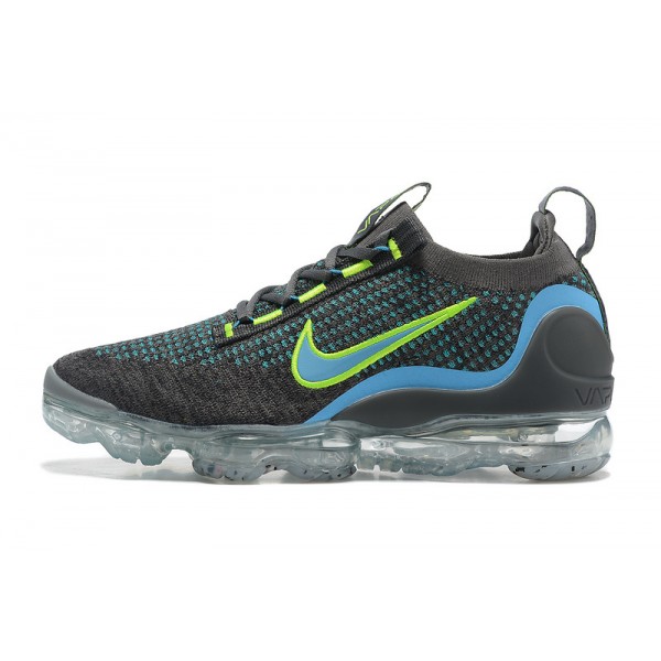 Nike Air VaporMax 2021 Flyknit Damen/Herren Grau Blau DB1550-001 Sportschuhe