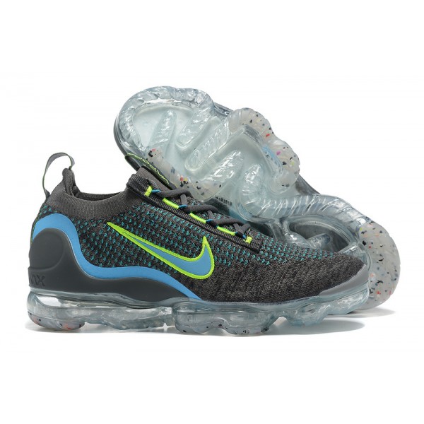 Nike Air VaporMax 2021 Flyknit Damen/Herren Grau Blau DB1550-001 Sportschuhe