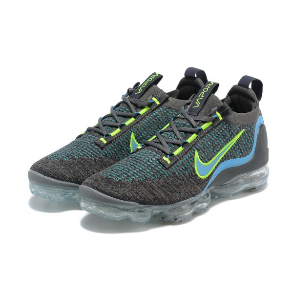 Nike Air VaporMax 2021 Flyknit Damen/Herren Grau Blau DB1550-001 Sportschuhe