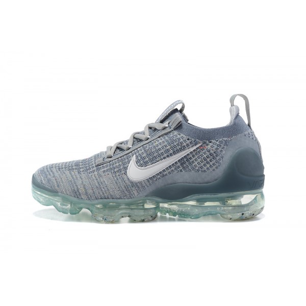 Nike Air VaporMax 2021 Flyknit Damen/Herren Grau Blau DH4084-400 Sportschuhe