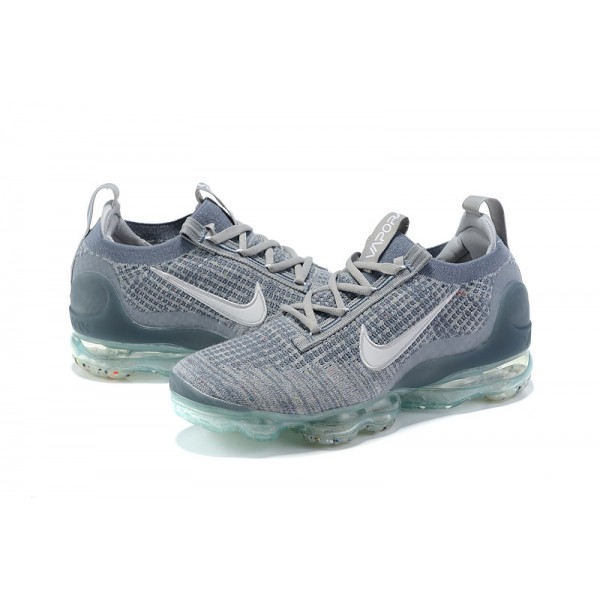 Nike Air VaporMax 2021 Flyknit Damen/Herren Grau Blau DH4084-400 Sportschuhe