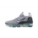 Nike Air VaporMax 2021 Flyknit Damen/Herren Grau Blau Sportschuhe