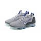 Nike Air VaporMax 2021 Flyknit Damen/Herren Grau Blau Sportschuhe