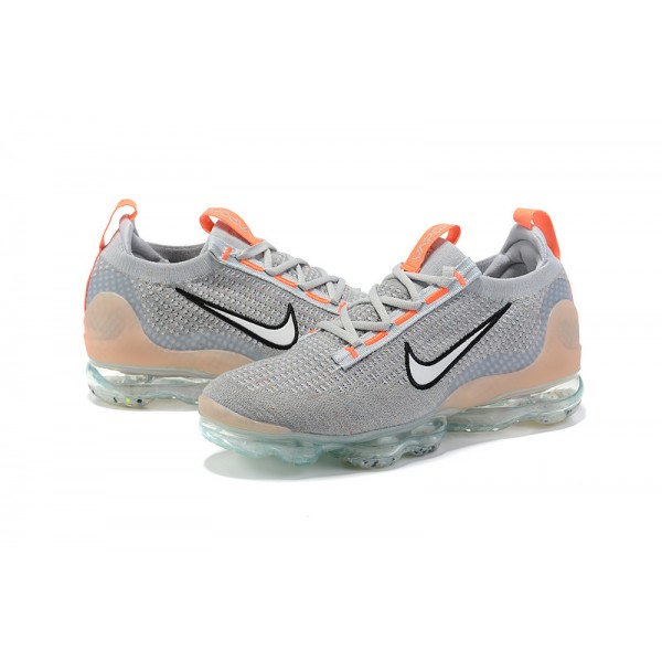 Nike Air VaporMax 2021 Flyknit Damen/Herren Grau Orange DH4084-002  Sportschuhe