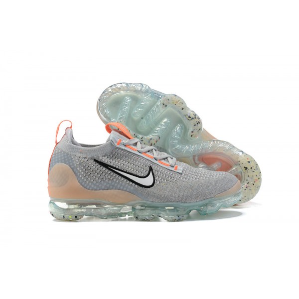 Nike Air VaporMax 2021 Flyknit Damen/Herren Grau Orange DH4084-002  Sportschuhe