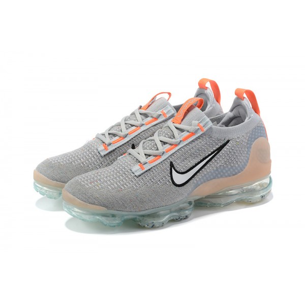 Nike Air VaporMax 2021 Flyknit Damen/Herren Grau Orange DH4084-002  Sportschuhe