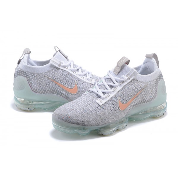 Nike Air VaporMax 2021 Flyknit Damen/Herren Grau Orange DH4090-002 Sportschuhe