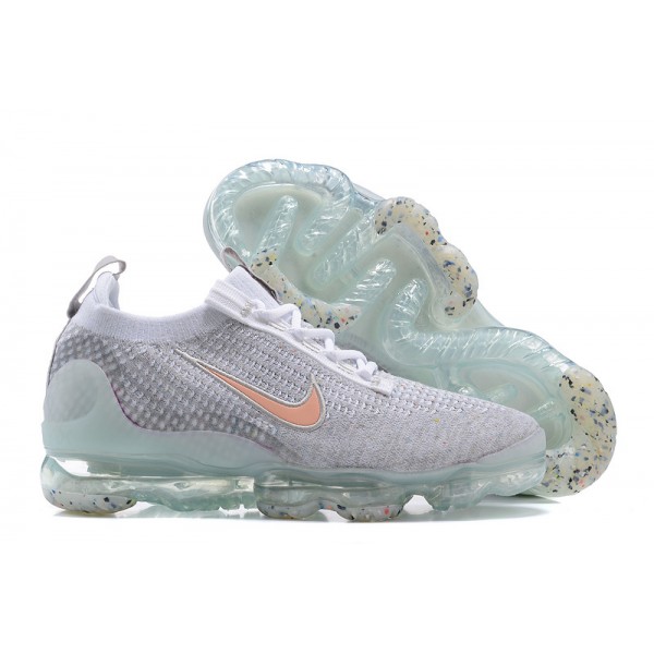 Nike Air VaporMax 2021 Flyknit Damen/Herren Grau Orange DH4090-002 Sportschuhe