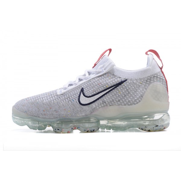 Nike Air VaporMax 2021 Flyknit Damen/Herren Grau Rot DB1550-003 Sportschuhe