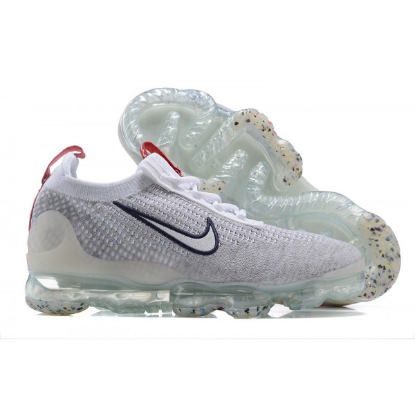 Nike Air VaporMax 2021 Flyknit Damen/Herren Grau Rot DB1550-003 Sportschuhe