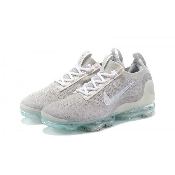 Nike Air VaporMax 2021 Flyknit Damen/Herren Grau Weiß DH4088-001 Sportschuhe