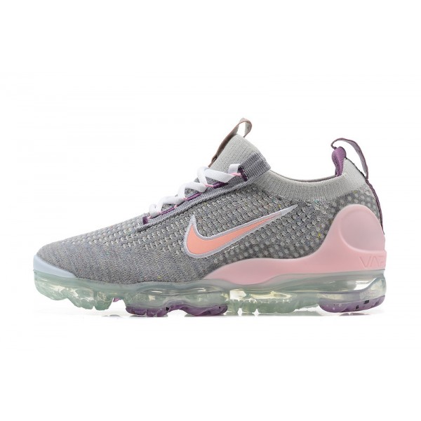 Nike Air VaporMax 2021 Flyknit Damen/Herren Grau and Rosa Sportschuhe