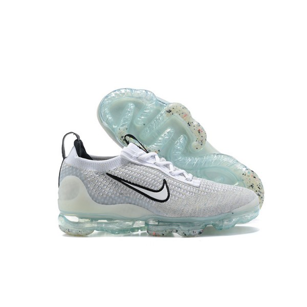 Nike Air VaporMax 2021 Flyknit Damen/Herren Weiß Schwarz DB1550-100 Sportschuhe