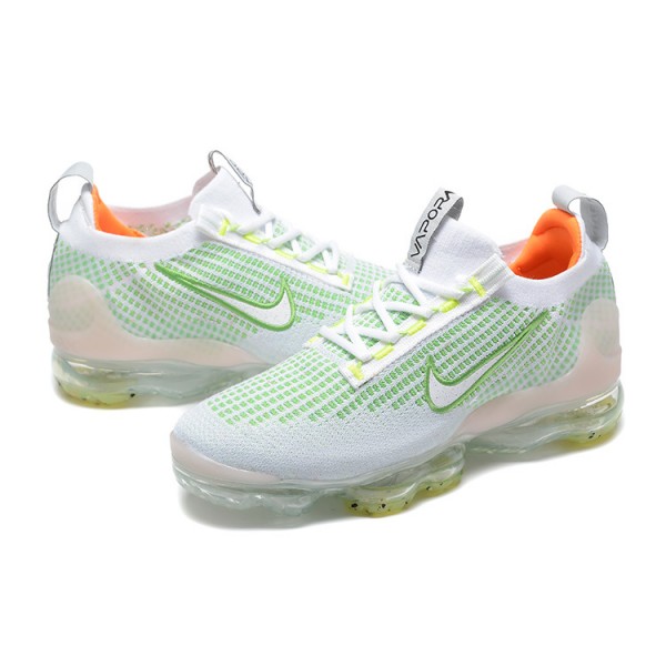 Nike Air VaporMax 2021 Flyknit Damen/Herren Weiß Grün FD0871-100 Sportschuhe 