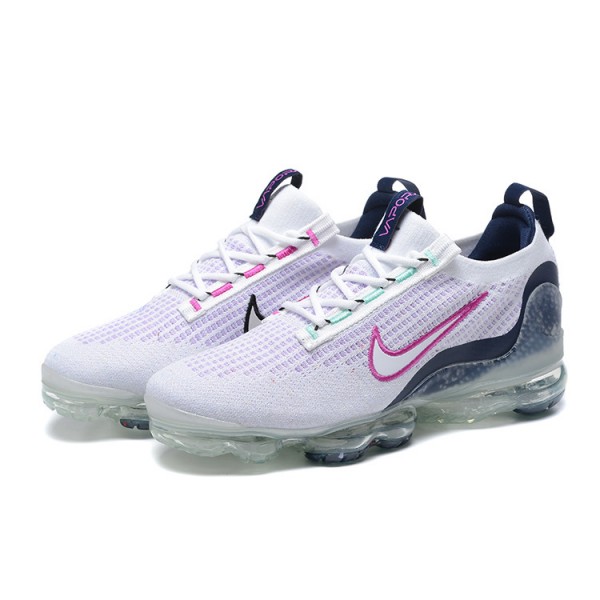 Nike Air VaporMax 2021 Flyknit Damen/Herren Weiß Rosa DB1550-105 Sportschuhe