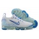 Nike Air VaporMax 2021 Flyknit Damen/Herren Weiß and Blau Sportschuhe