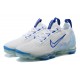 Nike Air VaporMax 2021 Flyknit Damen/Herren Weiß and Blau Sportschuhe