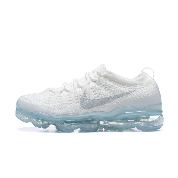 Nike Air VaporMax 2023 Flyknit Pure Damen/Herren Platinum Weiß Blau DV1678-002 Sportschuhe